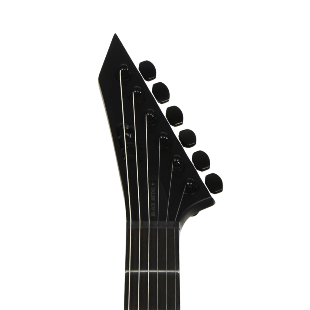 LTD - EX Black Metal Electric Guitar - Black Satin