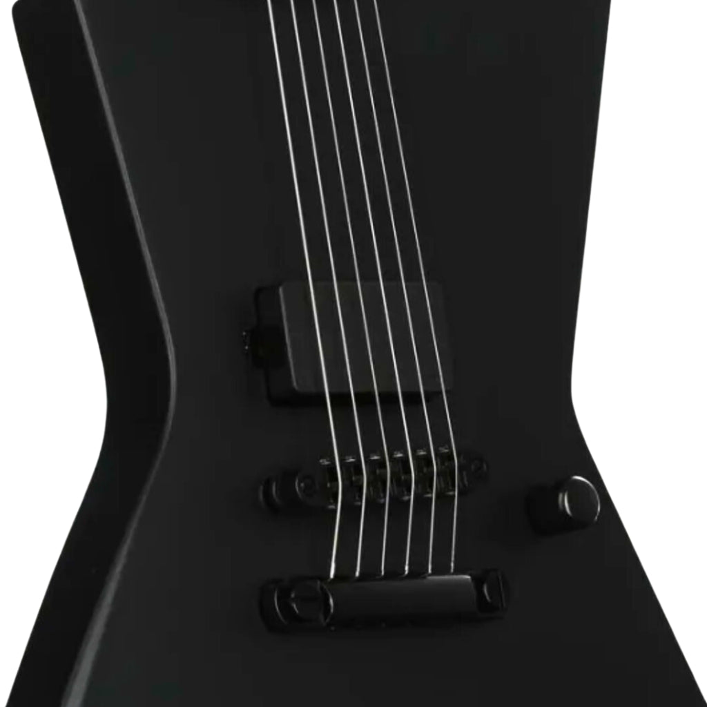 LTD - EX Black Metal Electric Guitar - Black Satin