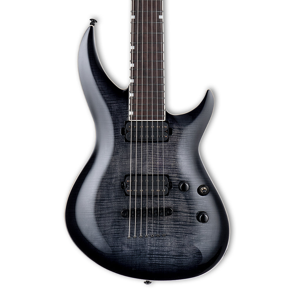 ESP LTD H3-1007 Baritone Electric Guitar - See-Thru Black Sunburst