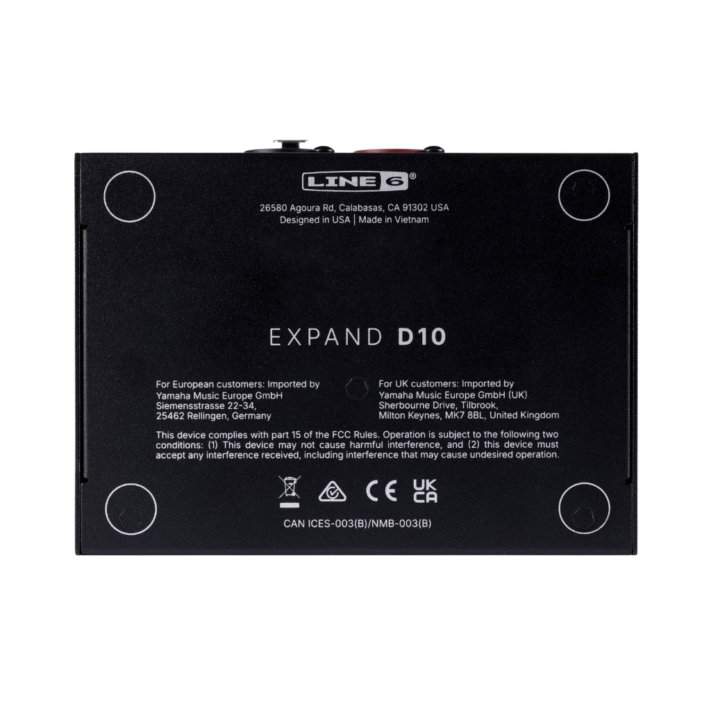 Line 6 Expand D10 Digital I/O Expansion Unit for Helix Stadium Series Effects Pedals Sky Music
