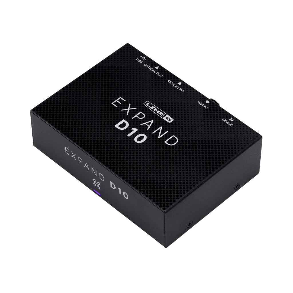 Line 6 Expand D10 Digital I/O Expansion Unit for Helix Stadium Series Effects Pedals Sky Music