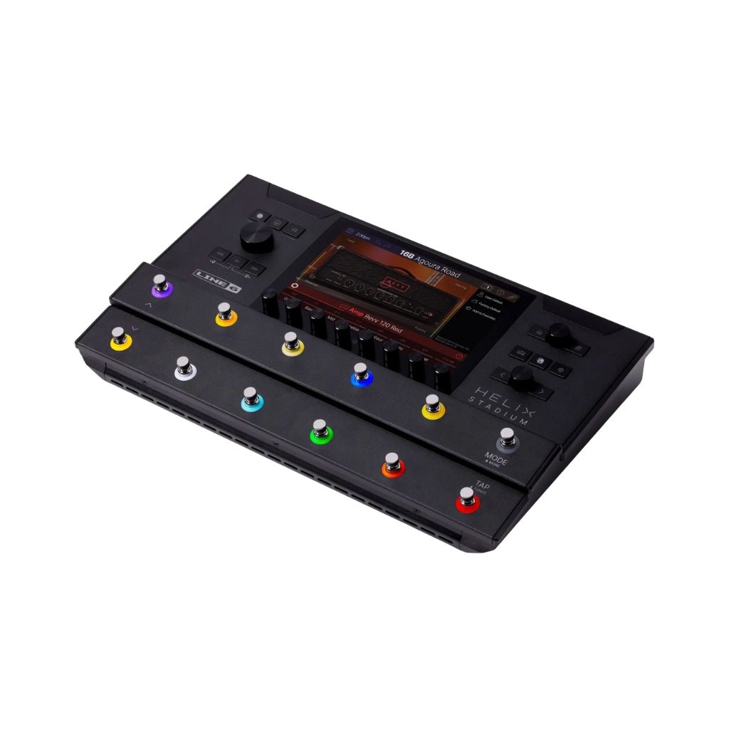 Line 6 Helix Stadium Amp Modeler and FX Processor Effects Pedals Sky Music