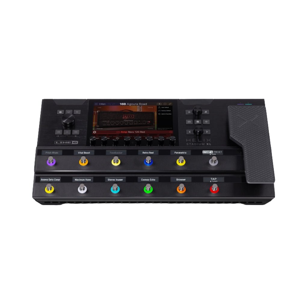 Line 6 Helix Stadium XL Amp Modeler and FX Processor Effects Pedals Sky Music