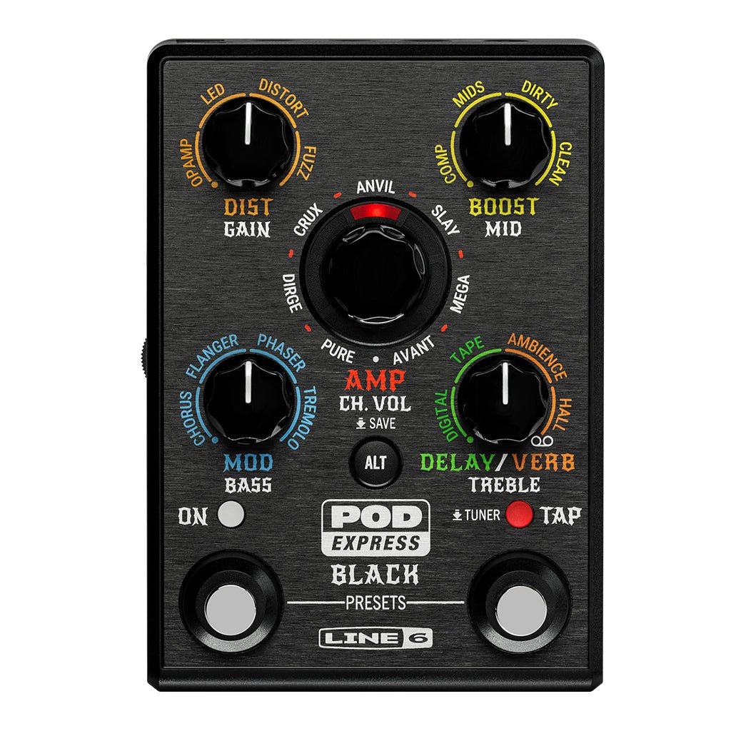 Line 6 POD Express Black Effects Pedals Sky Music