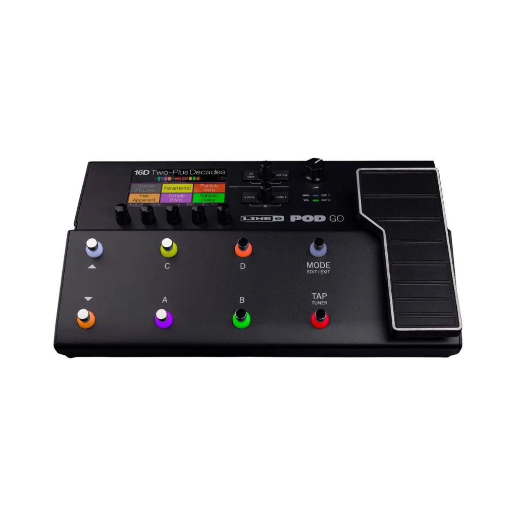 Line 6 POD Go Guitar Multi-Effects Floor Processor Effects Pedals Sky Music