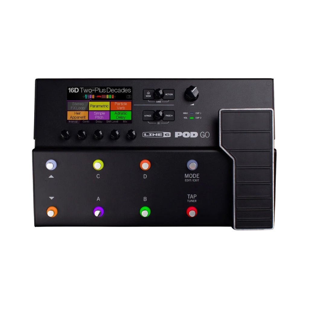Line 6 POD Go Guitar Multi-Effects Floor Processor Effects Pedals Sky Music