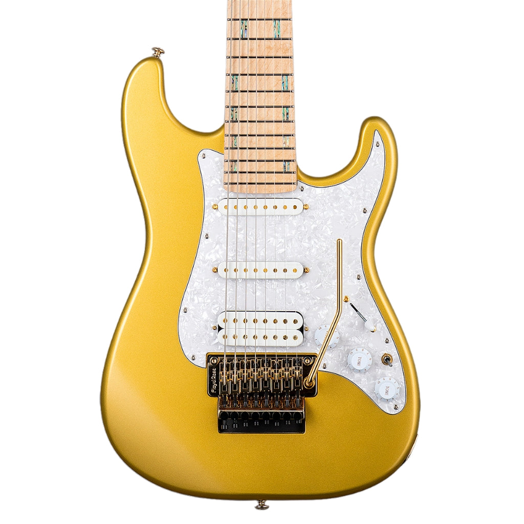 ESP LTD JRV-8FR Javier Reyes Signature 8-string - Metallic Gold