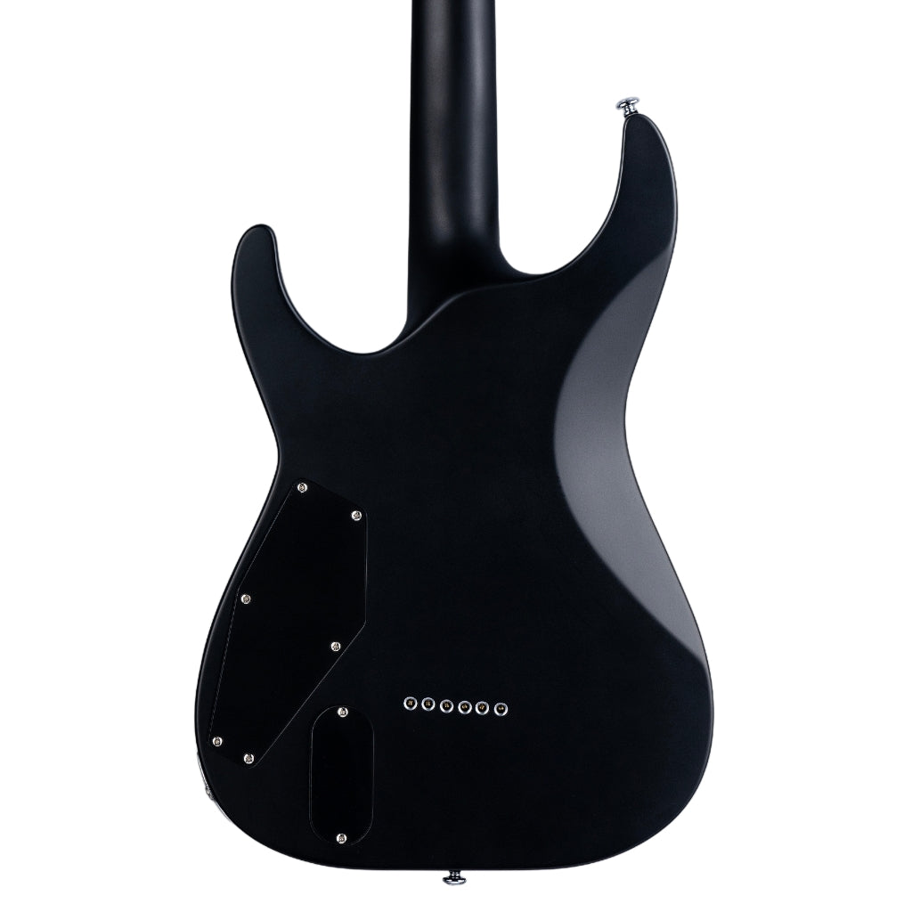 ESP LTD - Deluxe MH-1000NT Bold Binding Electric Guitar - Black Satin