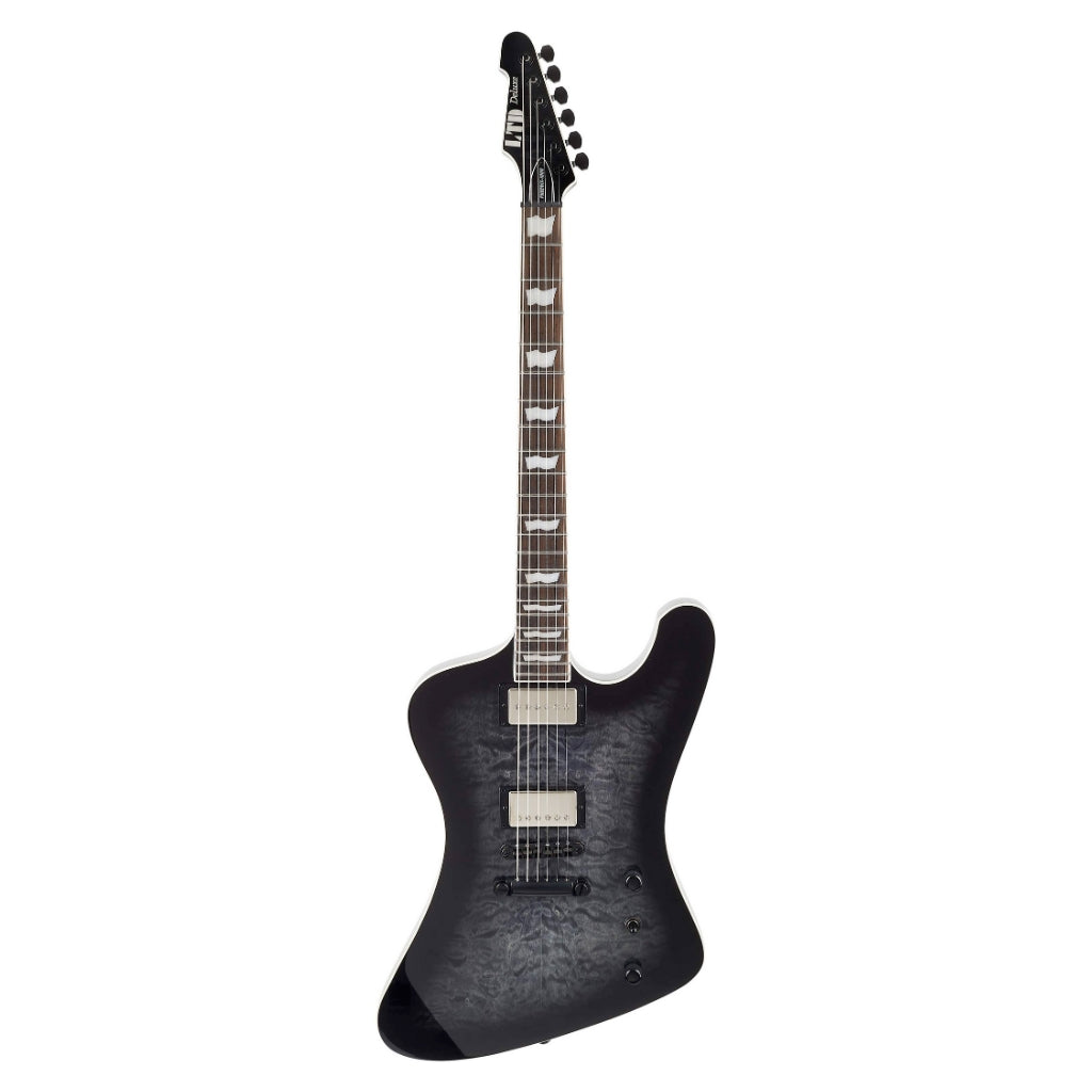 ESP LTD - Phoenix-1000 QM Electric Guitar - See-thru Black Sunburst