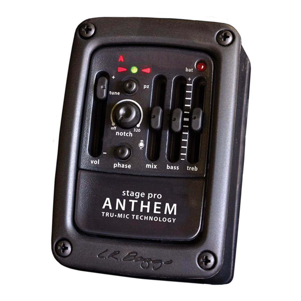 LR Baggs ANTHSTAGE Anthem Stagepro Acoustic Guitar Preamp System with Element Pickup &amp; Microphone
