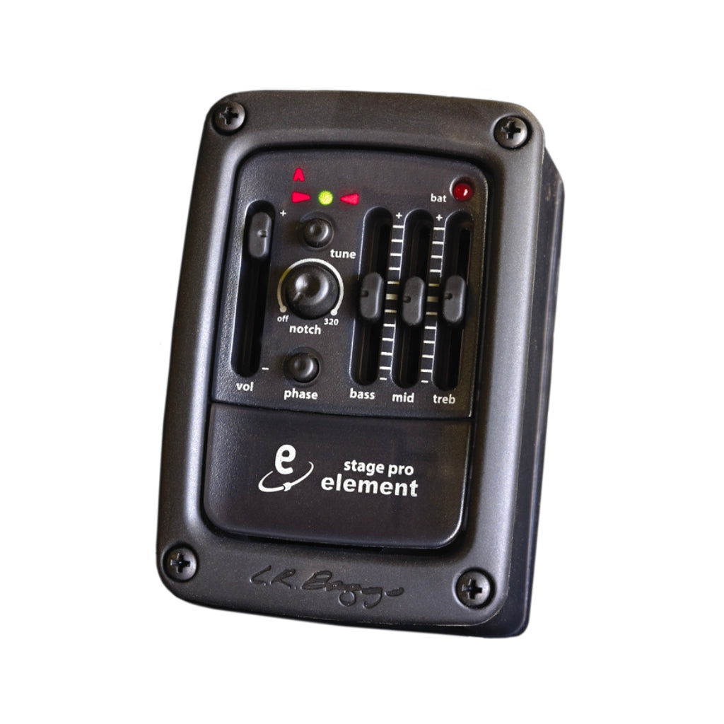 LR Baggs STAGEPRO Element Stage Pro Advanced Undersaddle Pickup With Side mounted preamp