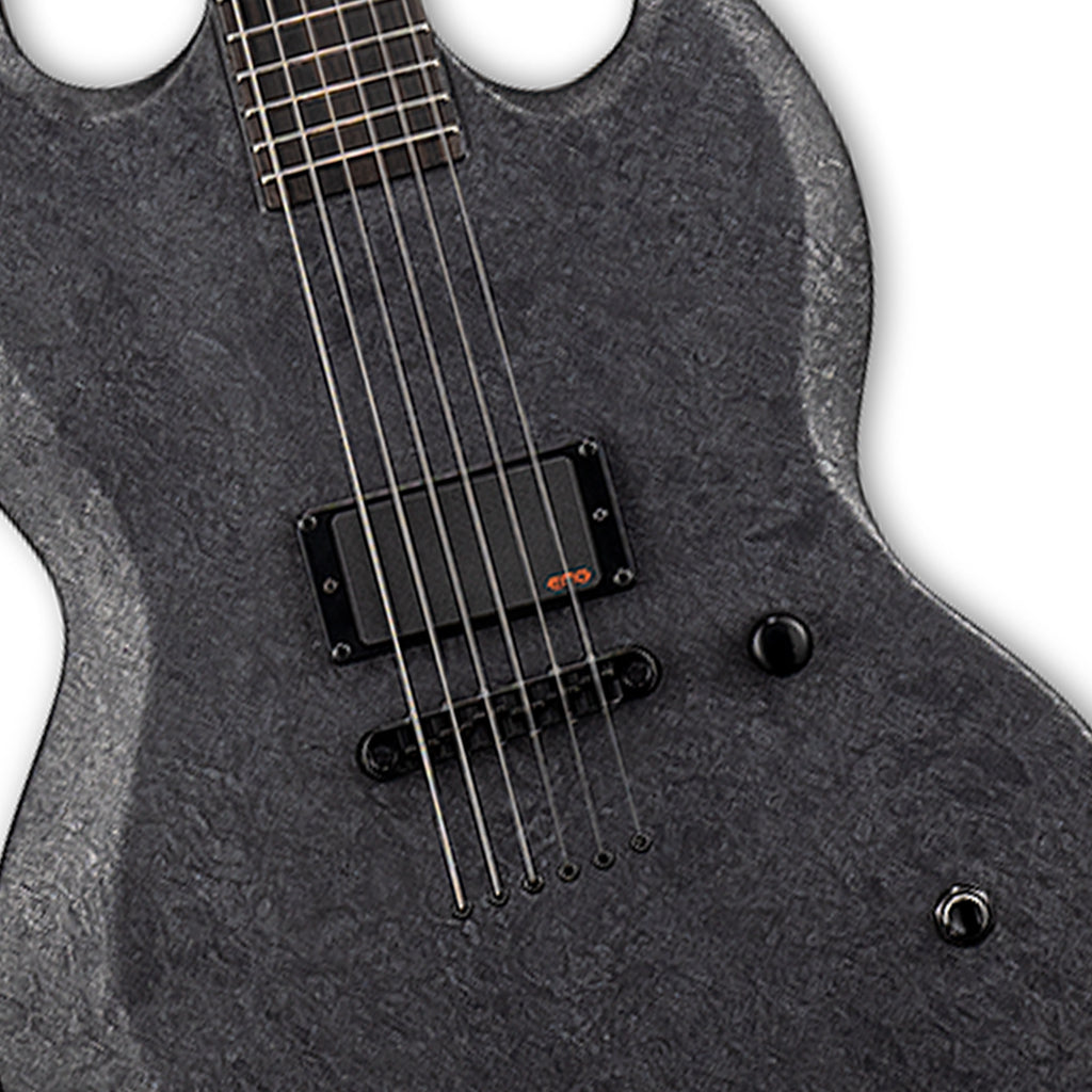 ESP LTD Reba Meyers 600 Black Marble Satin