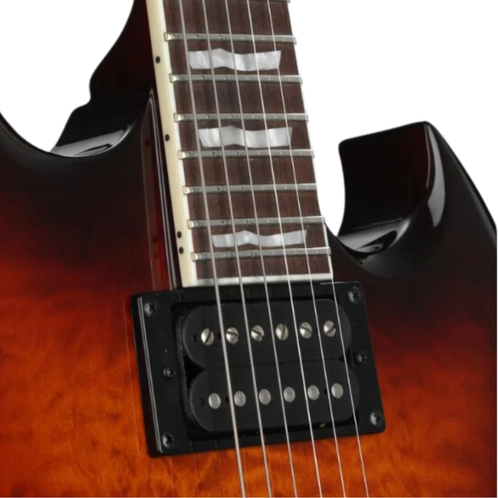 ESP LTD Viper-256 Electric Guitar - Dark Brown Sunburst