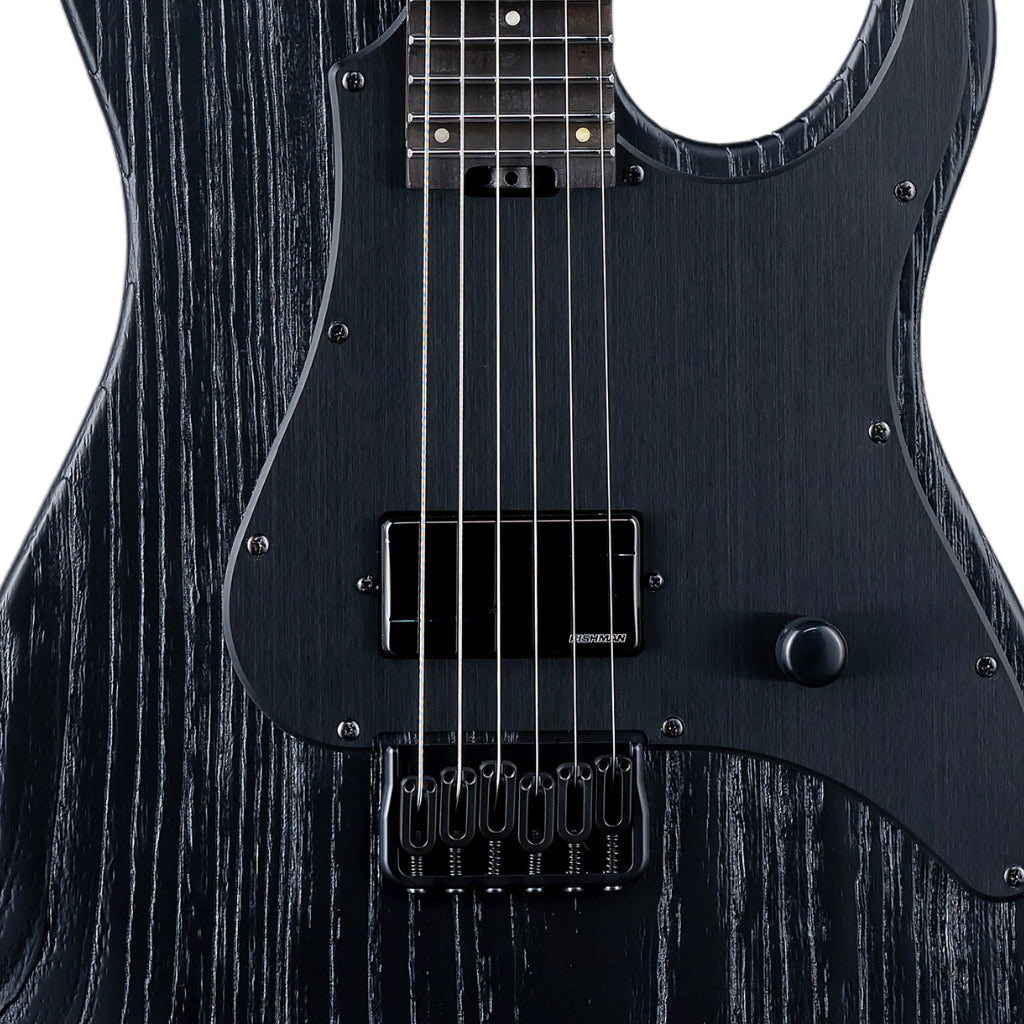 ESP LTD - Deluxe SN-1HT Electric Guitar - Black Blast Rev