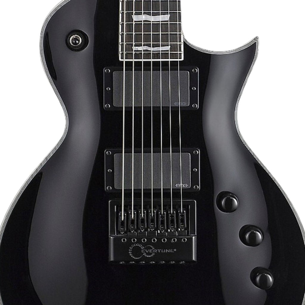 LTD EC-1007 7-String Evertune Electric Guitar - Black Electric Guitars Sky Music