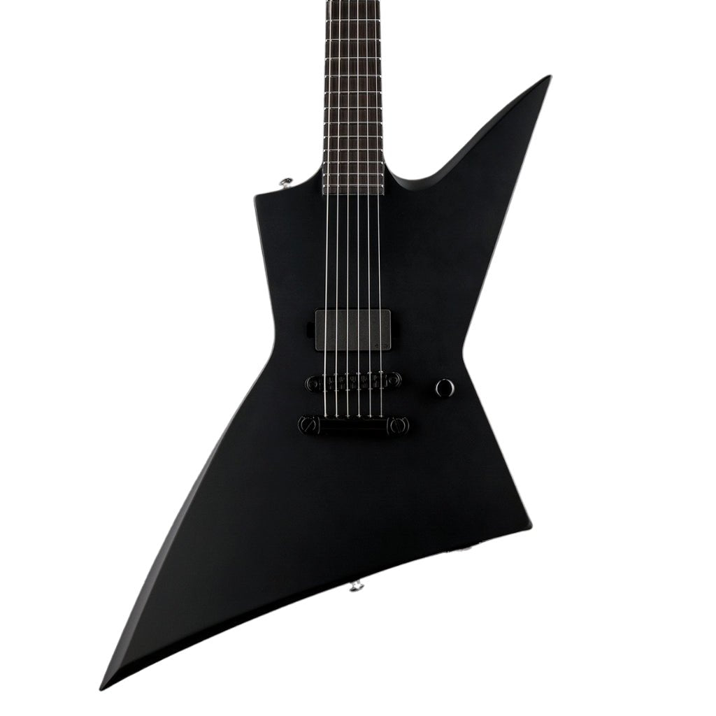 LTD EX Black Metal Electric Guitar - Black Satin Electric Guitars Sky Music