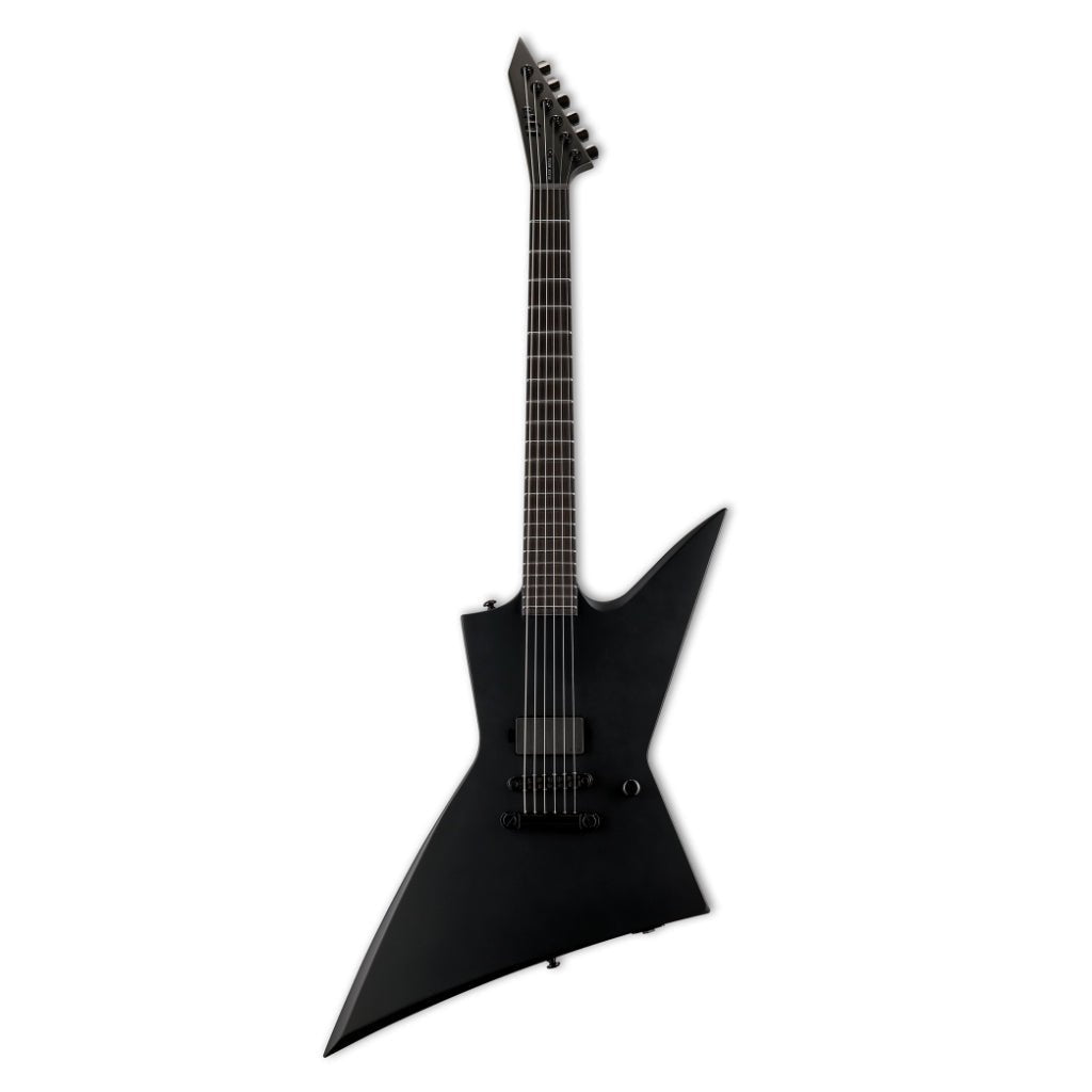 LTD EX Black Metal Electric Guitar - Black Satin Electric Guitars Sky Music