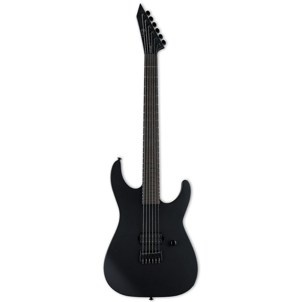 ESP LTD M-HT Black Metal Electric Guitar - Black Satin - LM-HTBKMBLKS