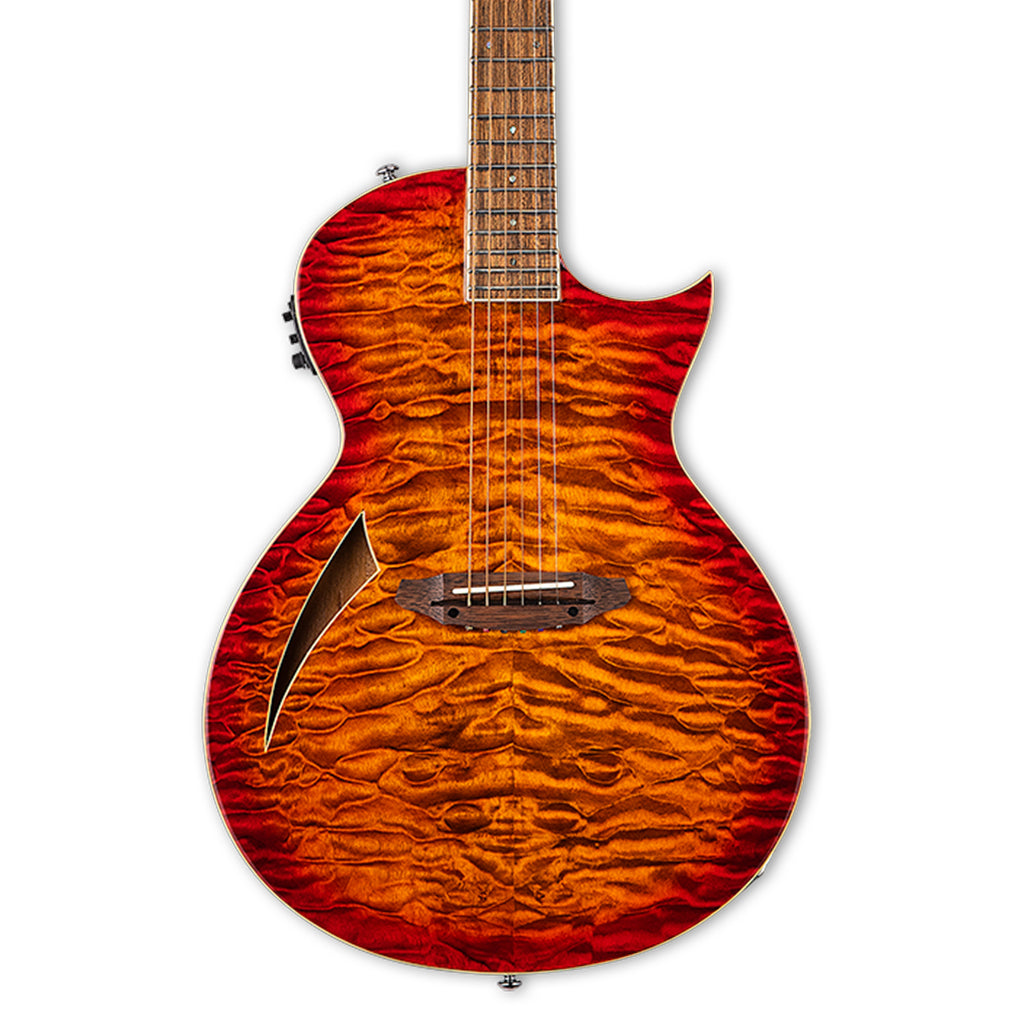 ESP LTD TL6 QM Tiger Eye Burst