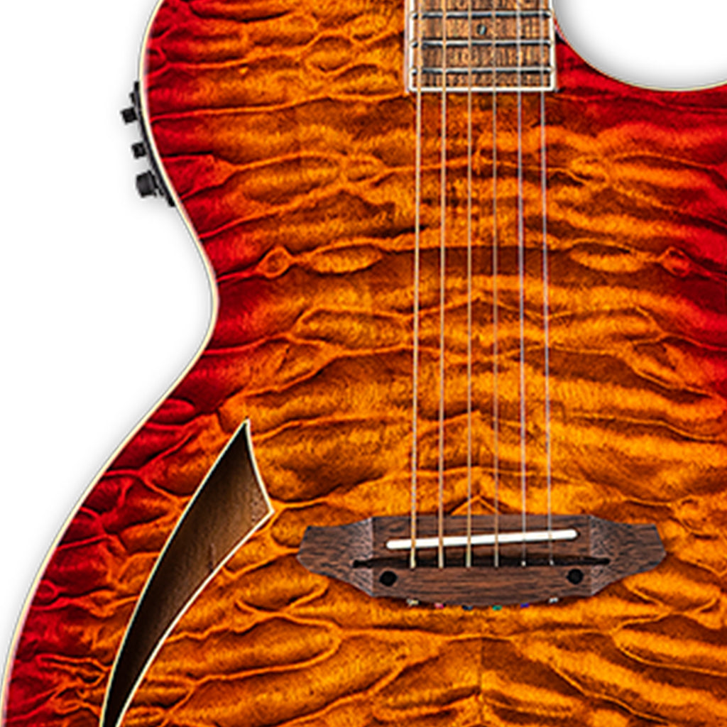 ESP LTD TL6 QM Tiger Eye Burst