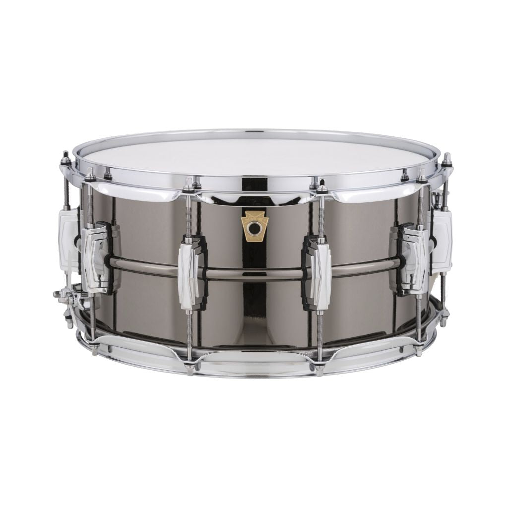 Ludwig Black Beauty Brass Smooth Shell with Tube Lugs - 14"x6.5" Snare Drums Sky Music