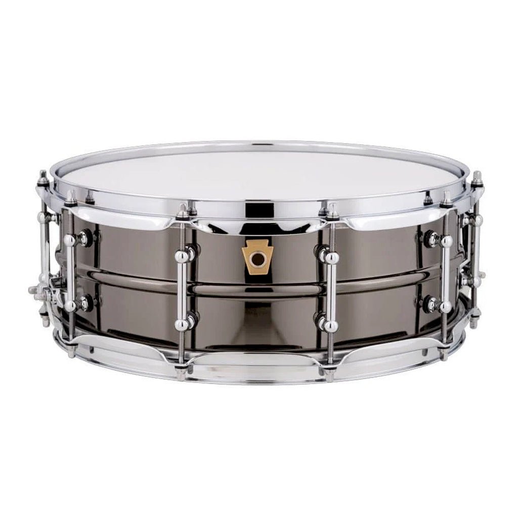 Ludwig Black Beauty Snare Drum Smooth Shell with Tube Lugs - 14"x5" Snare Drums Sky Music