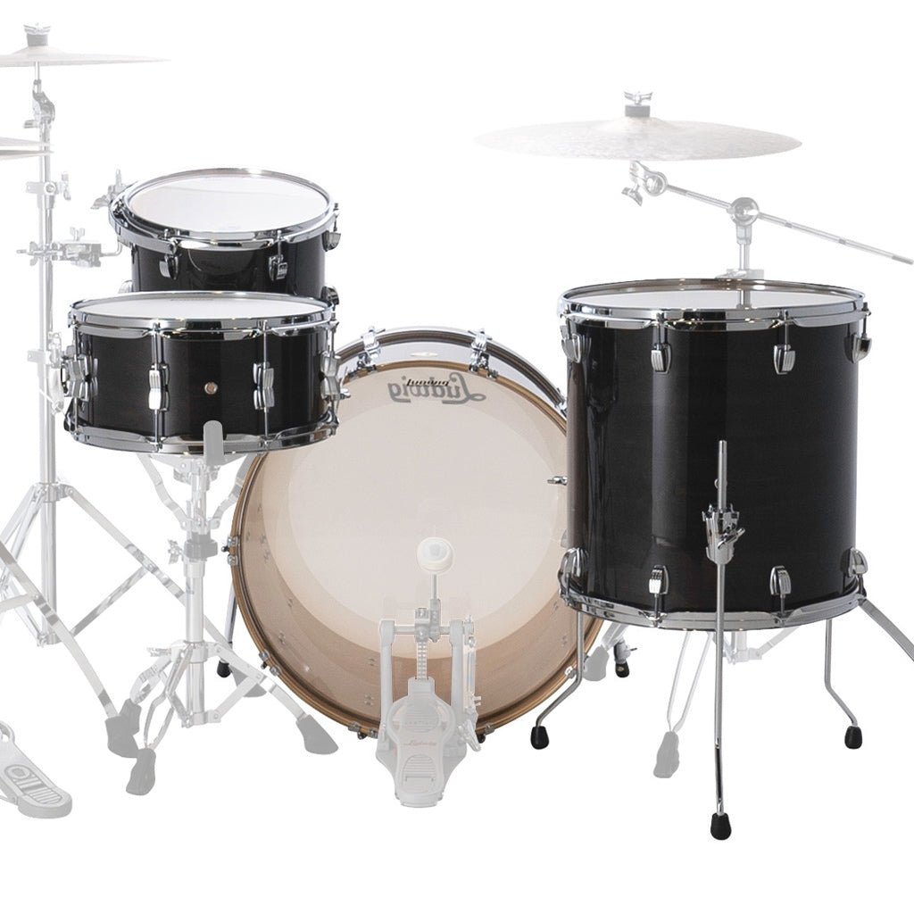 Ludwig Continental 22" 4pc Shell Pack - Black Lacquer Acoustic Drums Sky Music