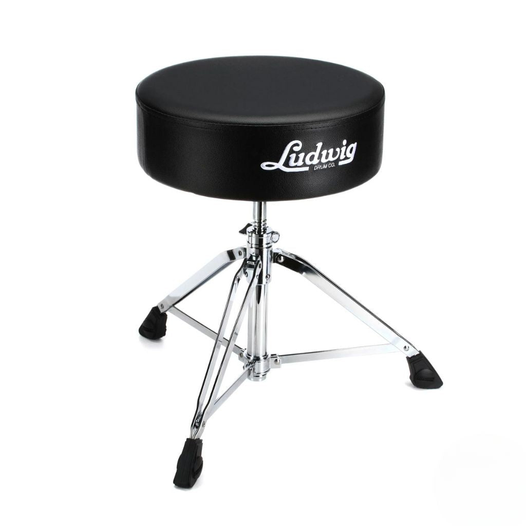Ludwig High Density Double Braced Pro Round Style Drum Throne Drum Hardware Sky Music