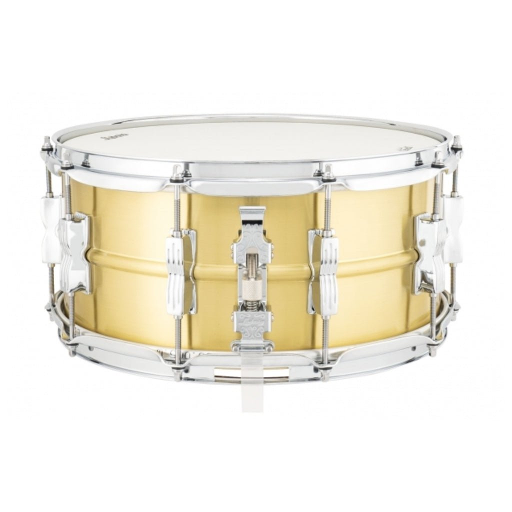Ludwig LB654BM Acro Brass 14X6.5 Brushed Snare Drum Snare Drums Sky Music