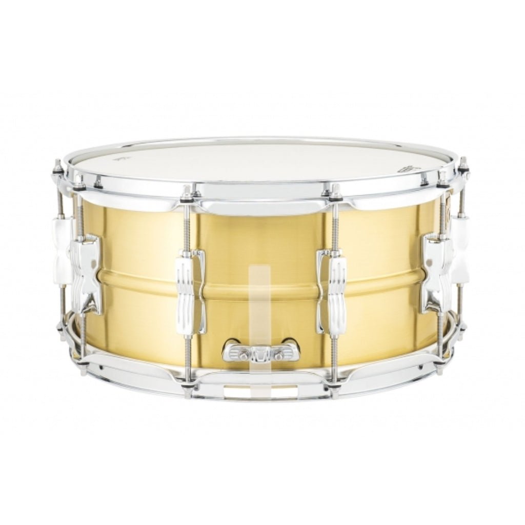 Ludwig LB654BM Acro Brass 14X6.5 Brushed Snare Drum Snare Drums Sky Music