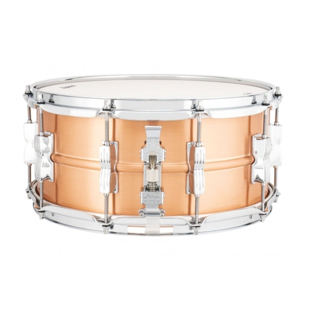 Ludwig LC654BM Acro Copper 14X6.5 Brushed Snare Drum Snare Drums Sky Music
