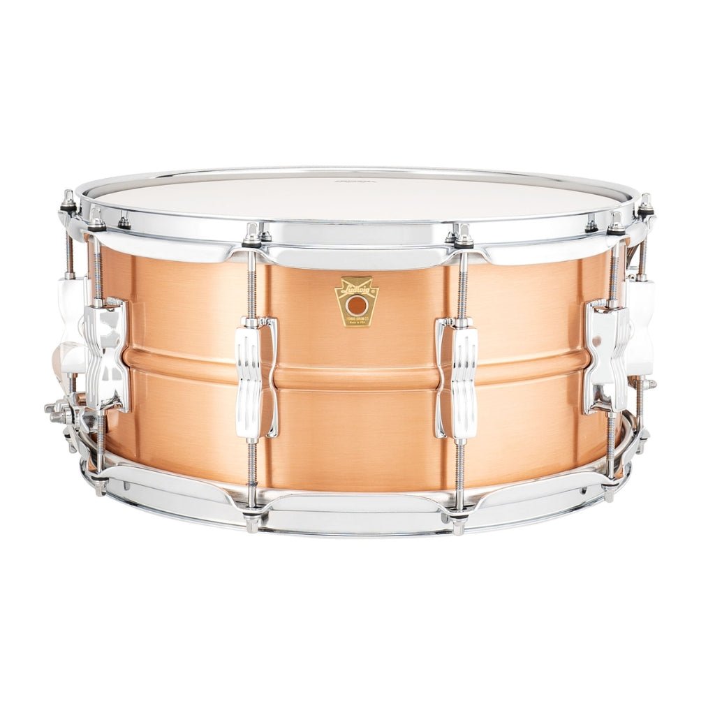Ludwig LC654BM Acro Copper 14X6.5 Brushed Snare Drum Snare Drums Sky Music