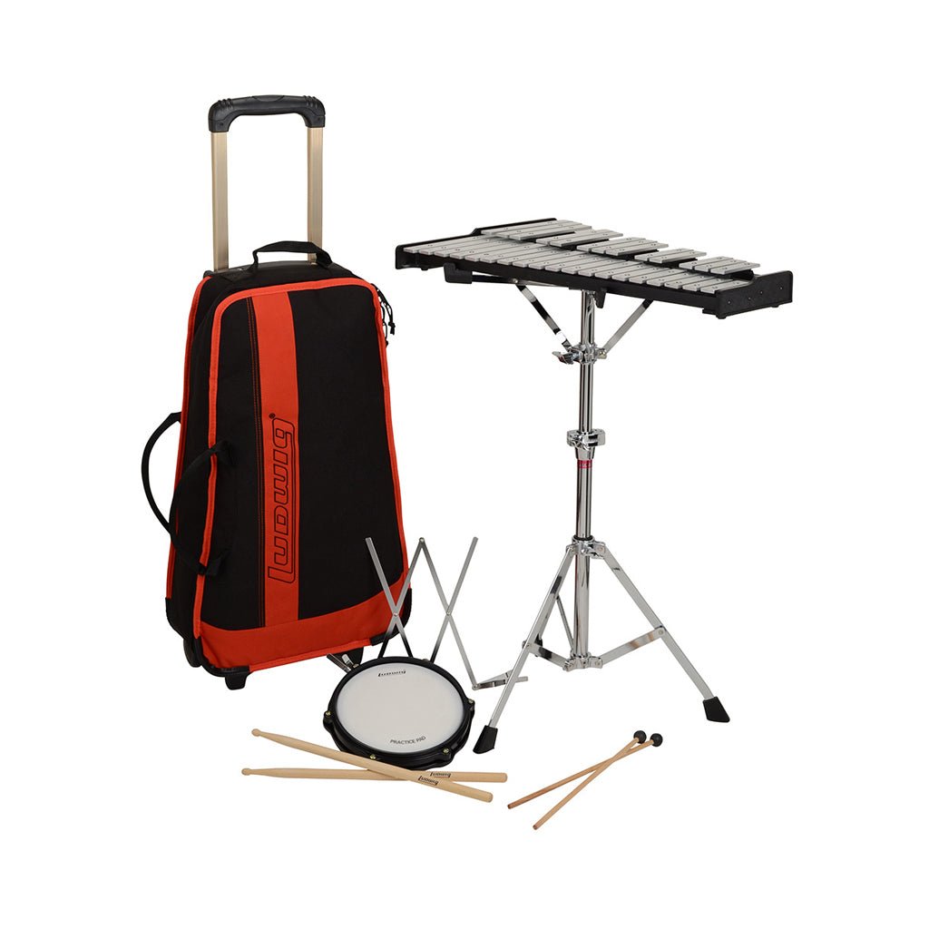 Ludwig Musser LM652RBR Bell Glockenspiel Kit with Rolling Bag Percussion Sky Music