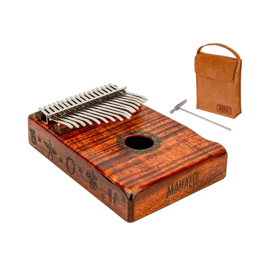 Mahalo Kalimba Photo Flame Koa Percussion Sky Music
