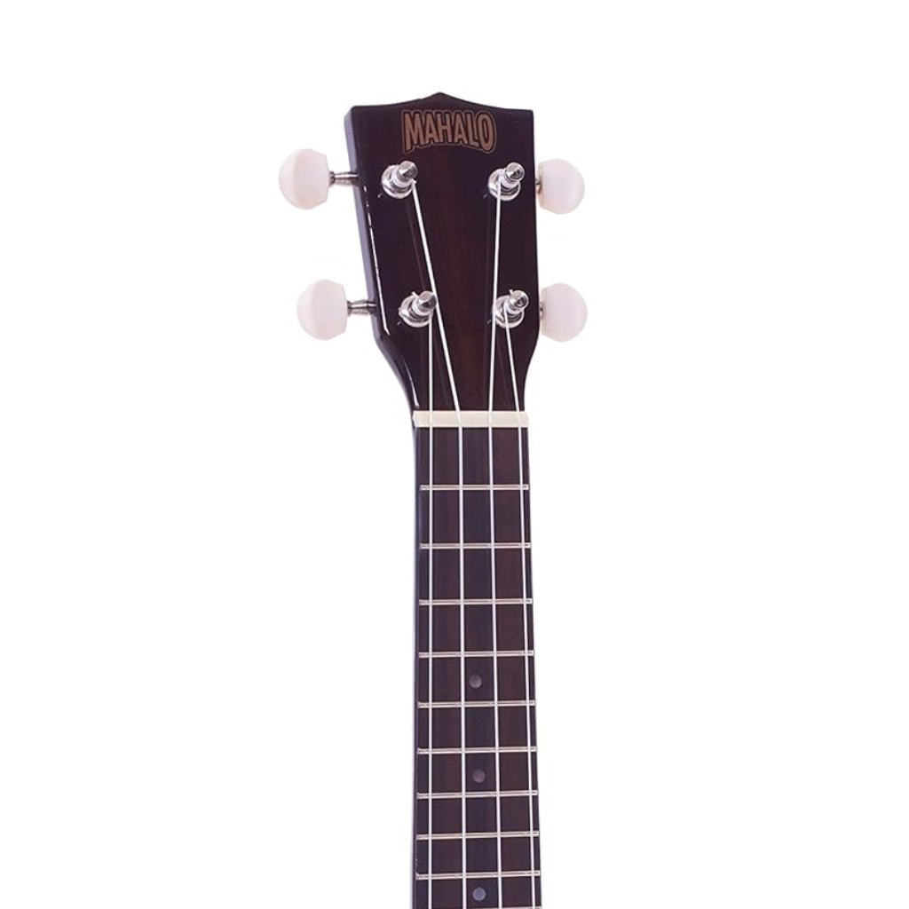 Mahalo MJ1TBK Java Series Soprano Ukulele - Transparent Black Ukuleles Sky Music