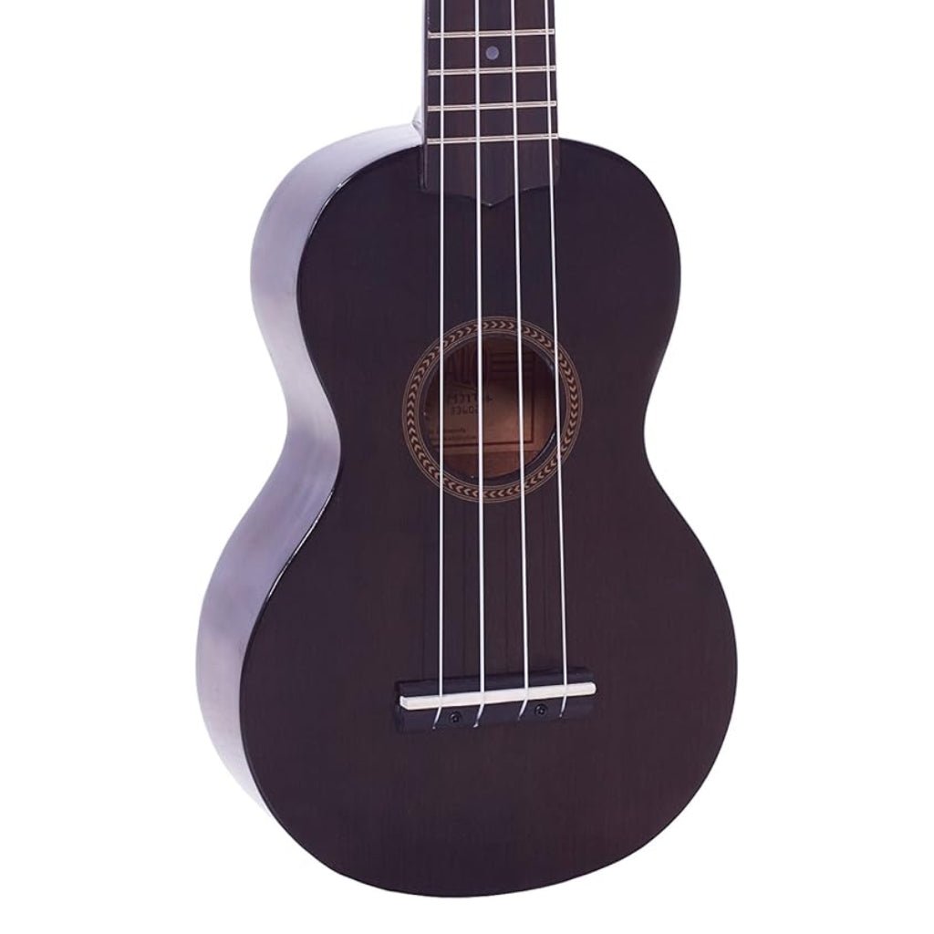 Mahalo MJ1TBK Java Series Soprano Ukulele - Transparent Black Ukuleles Sky Music