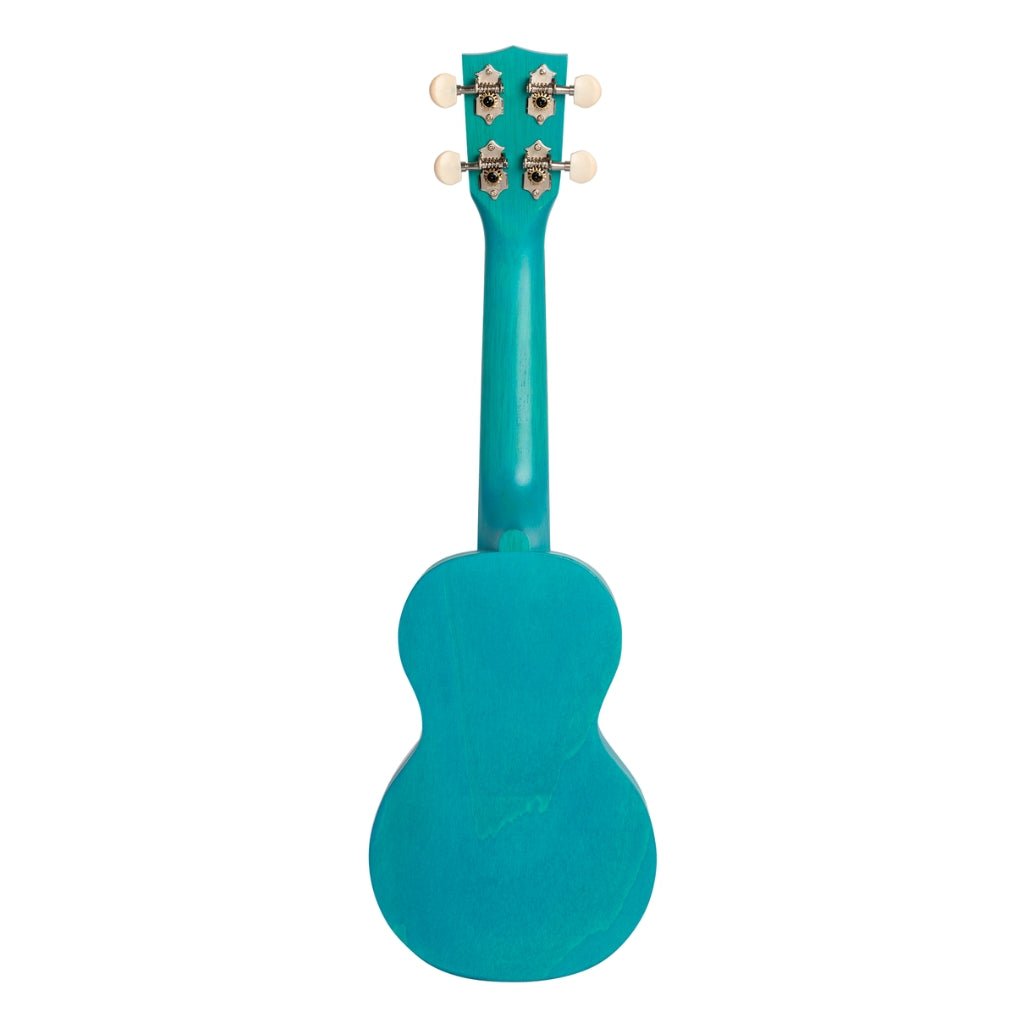 Mahalo ML1AB Island Series Soprano Ukulele - Aqua Blue Ukuleles Sky Music