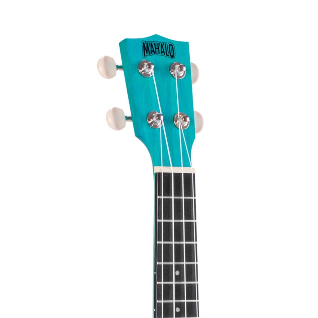 Mahalo ML1AB Island Series Soprano Ukulele - Aqua Blue Ukuleles Sky Music