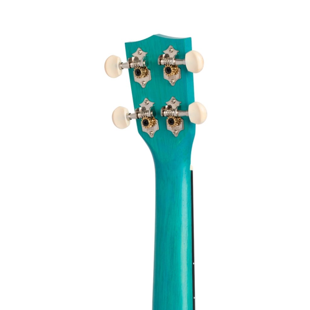 Mahalo ML1AB Island Series Soprano Ukulele - Aqua Blue Ukuleles Sky Music
