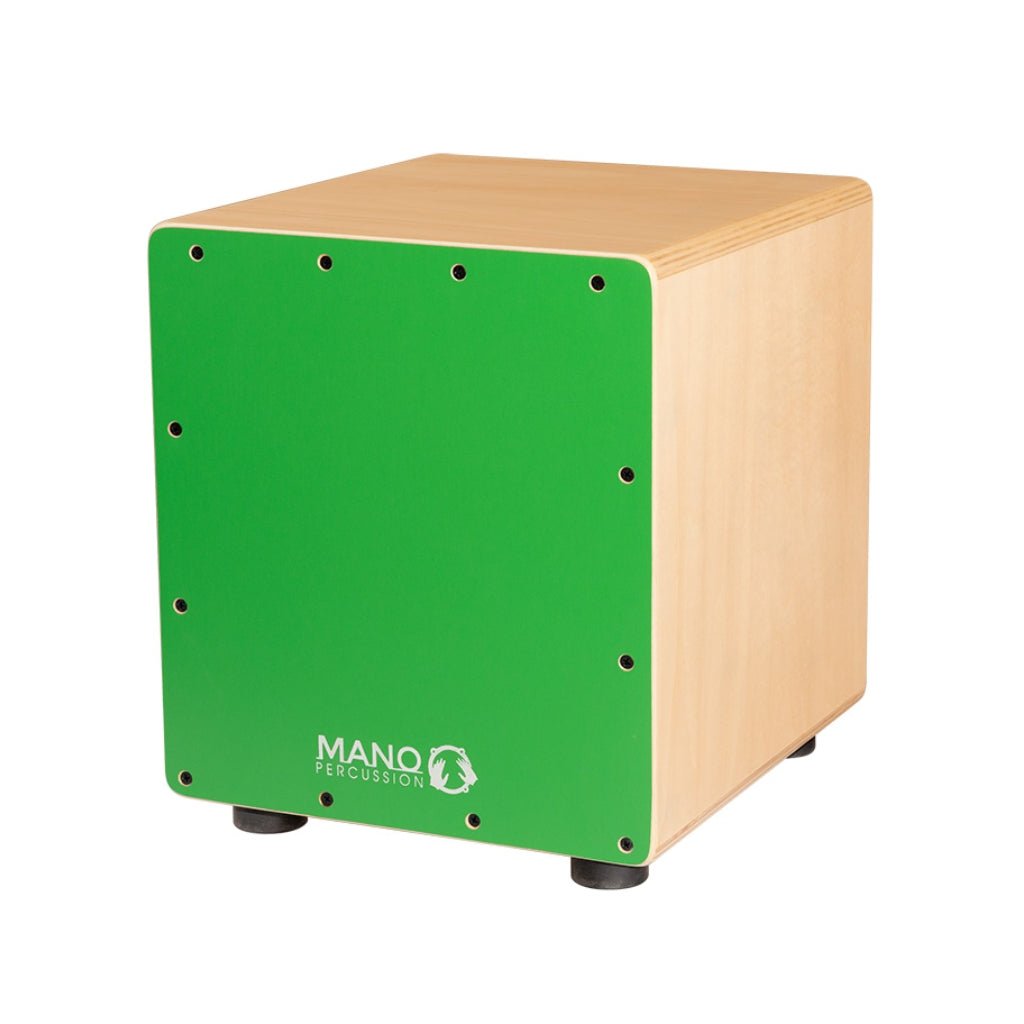 Mano - Mini Wooden Cajon - Green Percussion Sky Music