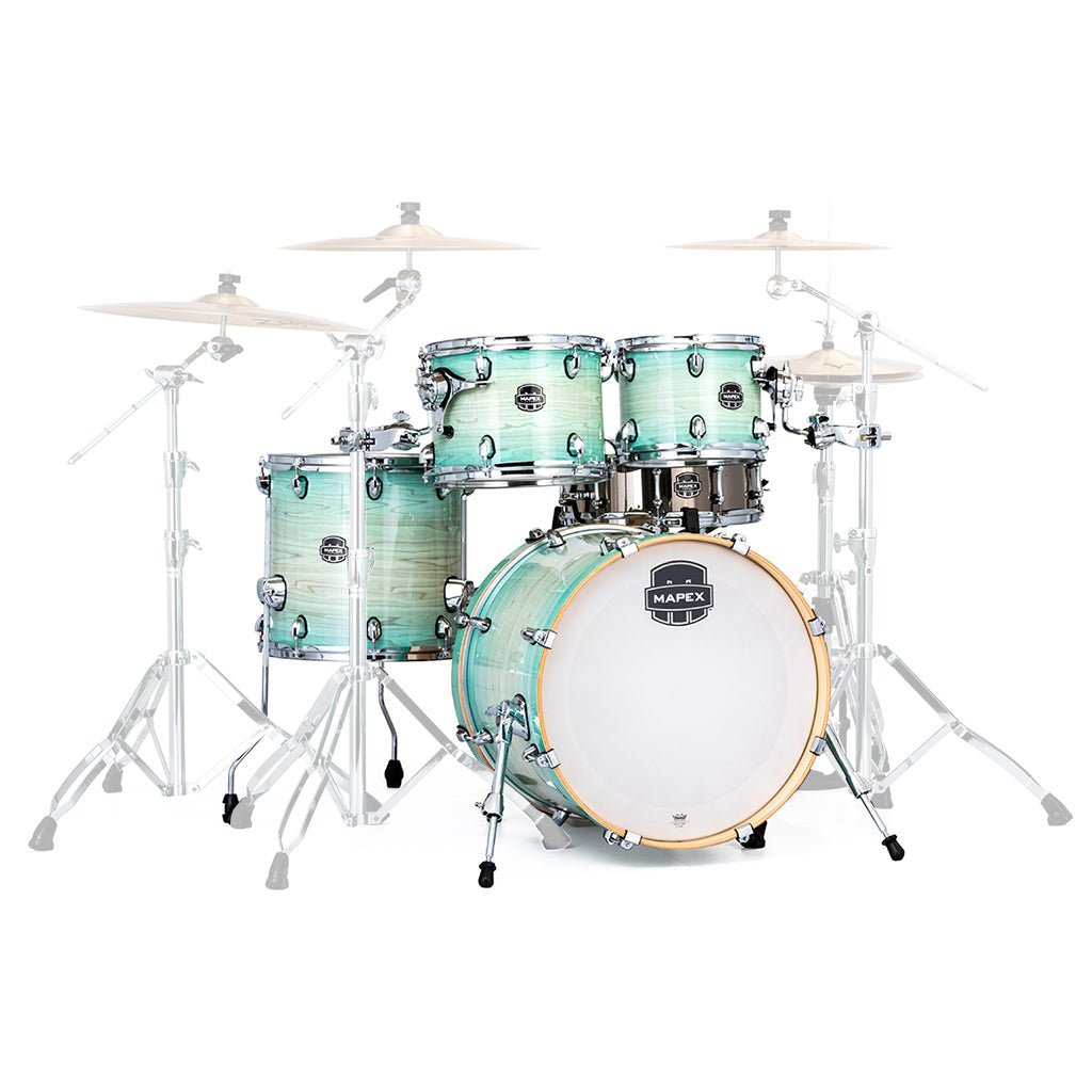 Mapex Armory 5-piece Fusion Shell Pack - Ultramarine Acoustic Drums Sky Music