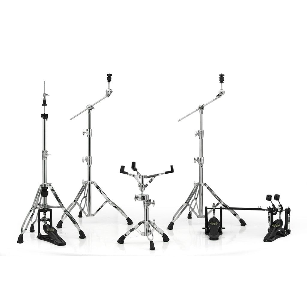 Mapex HP8005-DP 5-piece Armory Series Hardware Pack with Double Pedal - Chrome Plated Drum Hardware Sky Music