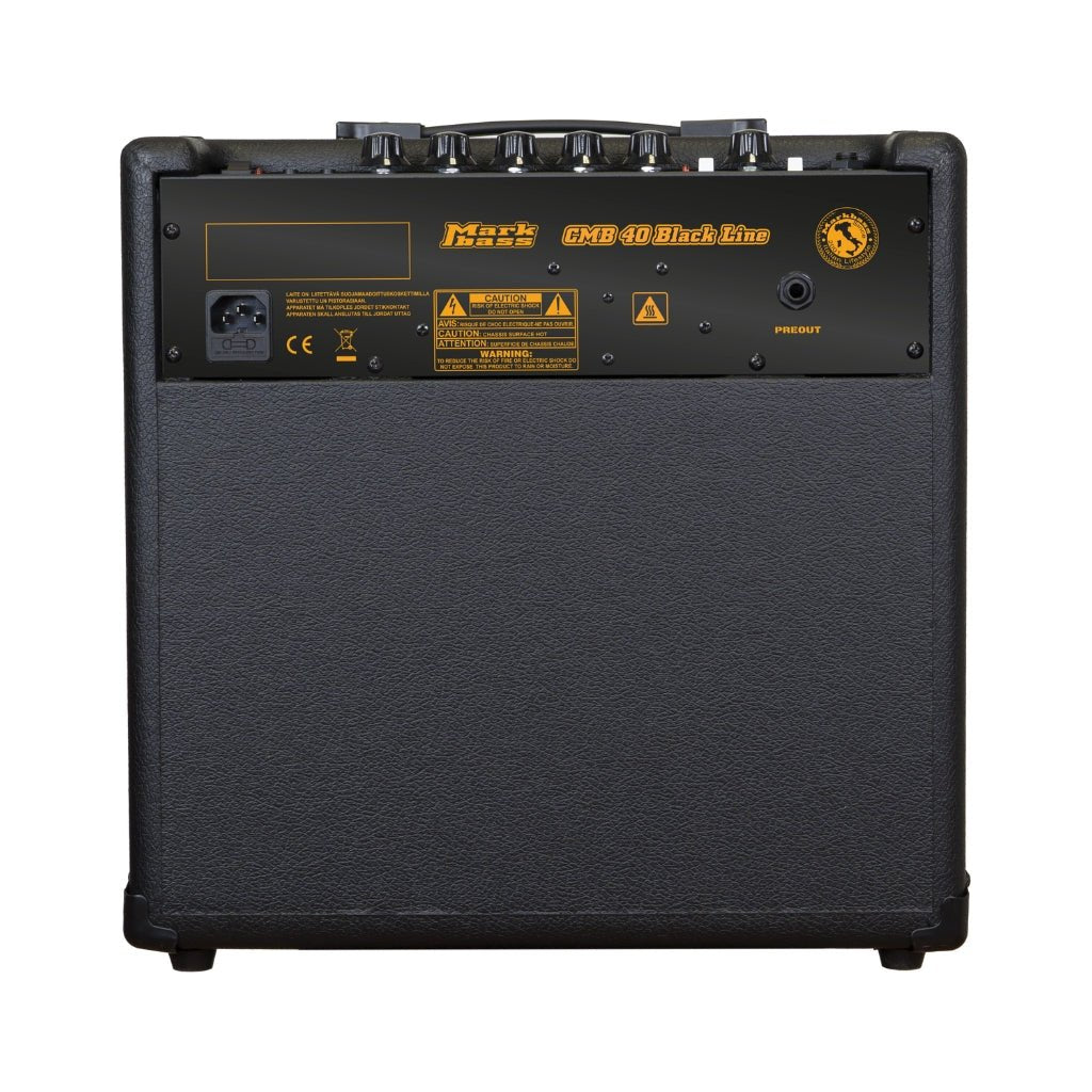MarkBass CMB 101 Blackline 1x10" 40w Bass Combo Amplifier Bass Guitar Amplifiers Sky Music