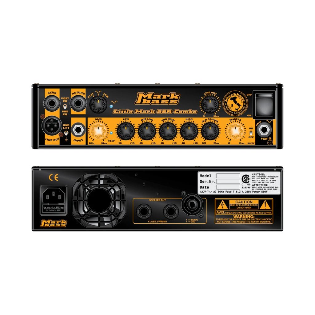 Markbass MB8R CMD 151 Pure 1x15" 500W Combo Bass Amplifier Bass Guitar Amplifiers Sky Music