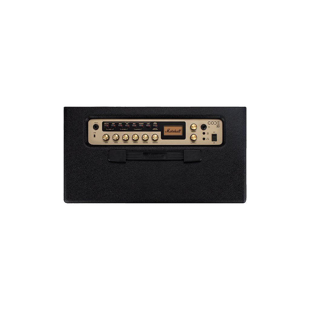 Marshall Code 50 1x12" 50-watt Digital Combo Amp Electric Guitar Amplifiers Sky Music
