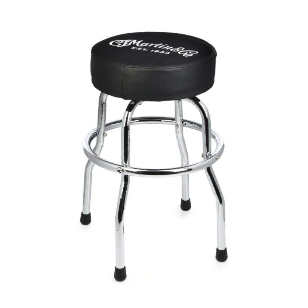 Martin CFM Logo Barstool - Chrome Merchandise & Apparel Sky Music