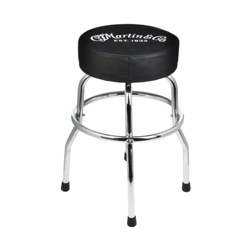 Martin CFM Logo Barstool - Chrome Merchandise & Apparel Sky Music