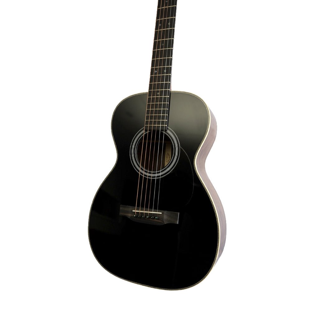 Martin Custom Shop 0-14 Wild Grain East Indian Rosewood Back & Sides Concert Acoustic Guitar - Black Top Acoustic Guitars Sky Music