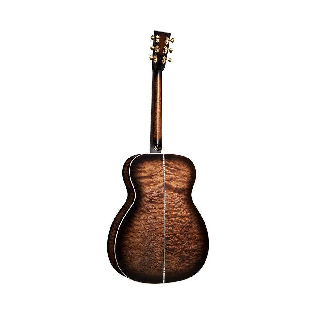 Martin Custom Shop M/0000 Acoustic-Electric Guitar - Paisley Ember Burst Acoustic Guitars Sky Music