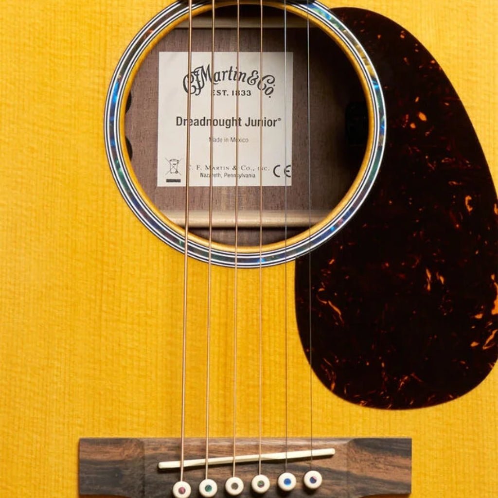 Martin Dreadnought Jr E Walnut Acoustic-Electric Guitar - Natural Acoustic Guitars Sky Music